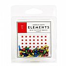 Mini Glitter Brads - PRIMARIES